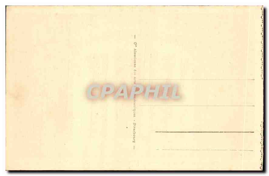 Versailles - Palais du Petit Trianon — Chambre à coucher de Marie-Antoinette — édition CPAPHIL n°43 — Back