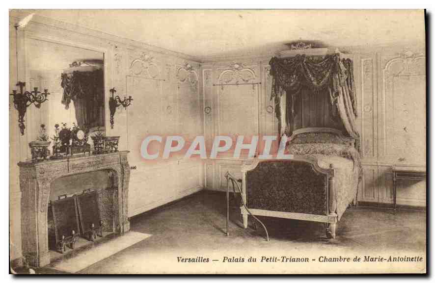 CPA Versailles Palais du Petit Trianon Chambre de Marie Antoinette 