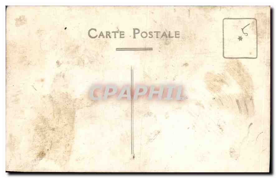 CARTE PHOTO Femme Enfant — Verso