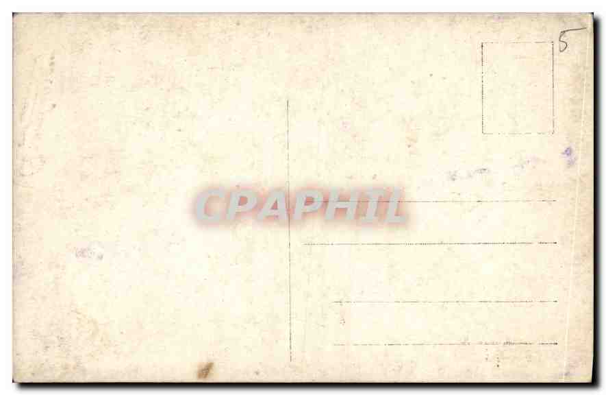 CARTE PHOTO Femme — Verso