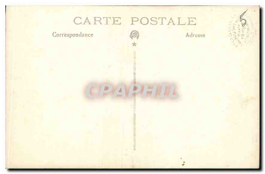 CPA Femme — Verso