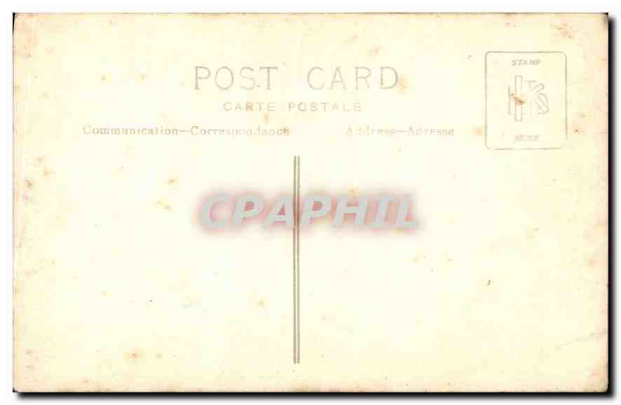 CPA Femme — Rückseite