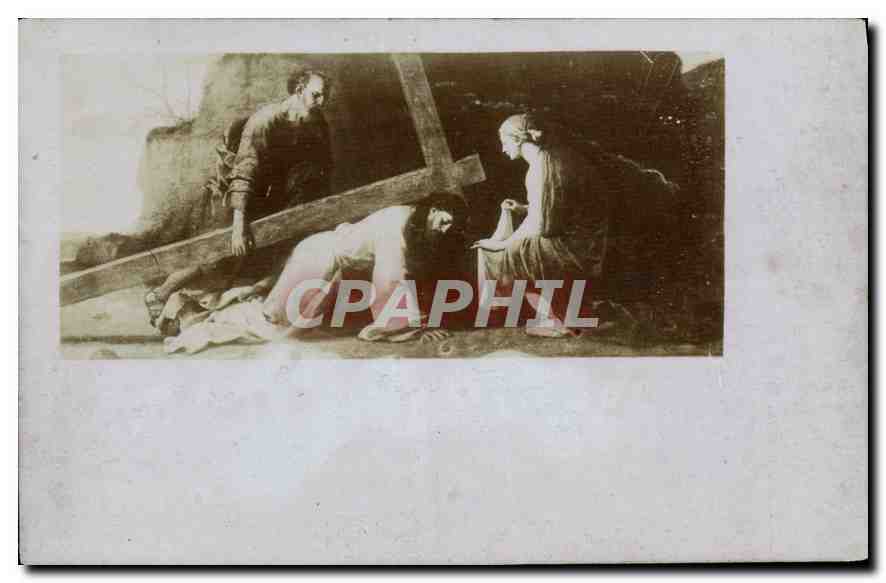 CARTE PHOTO Christ