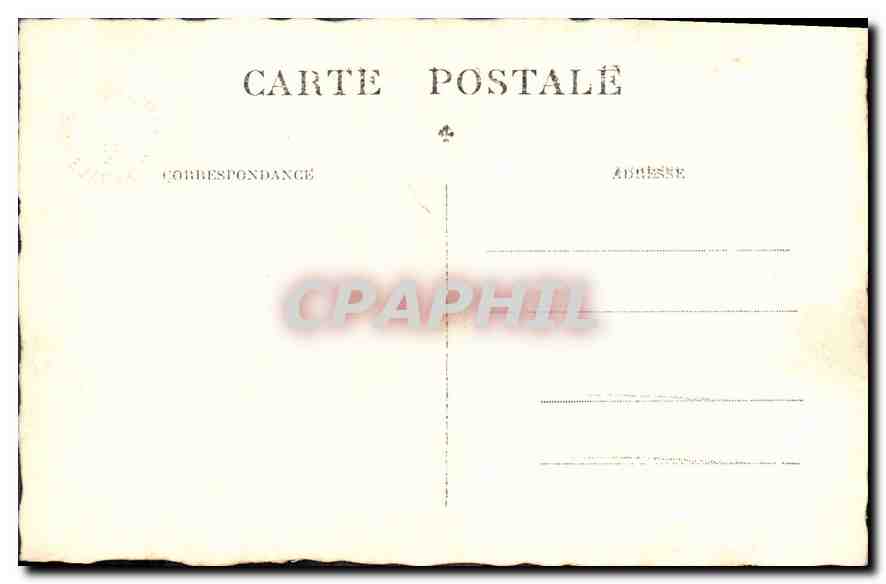 CARTE PHOTO Enfant Chien — Rückseite