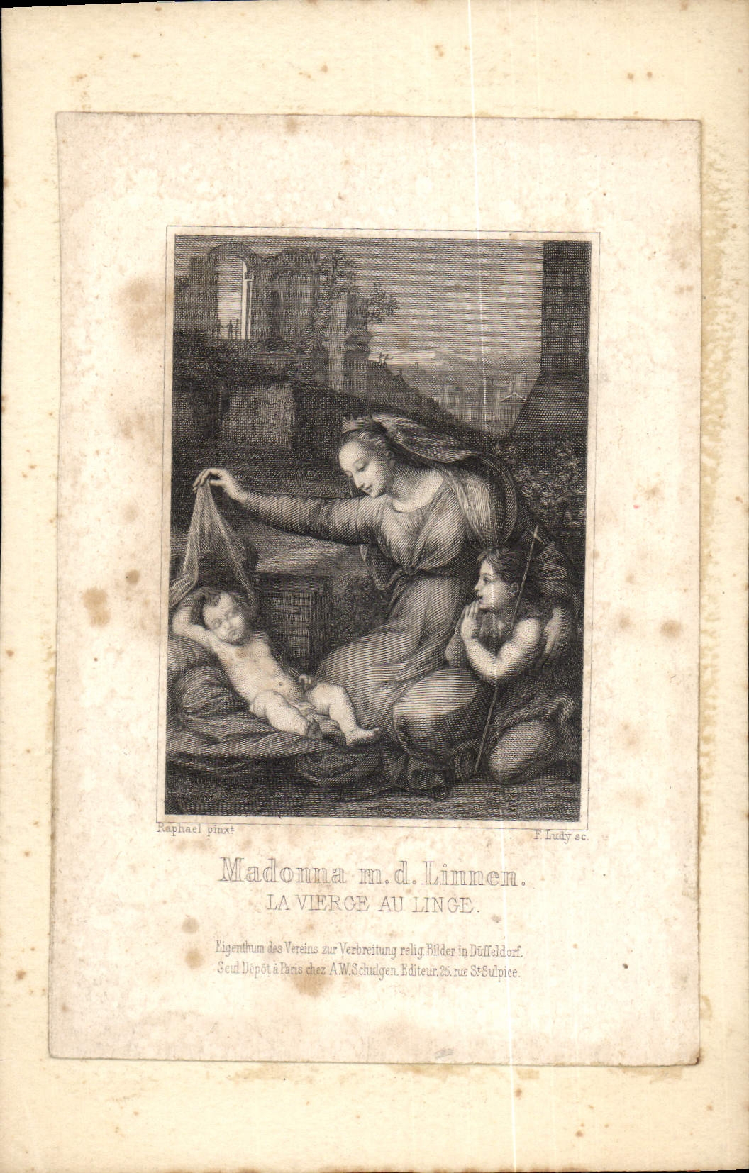 Image Madonna M d Linner la Vierge au Ligne 