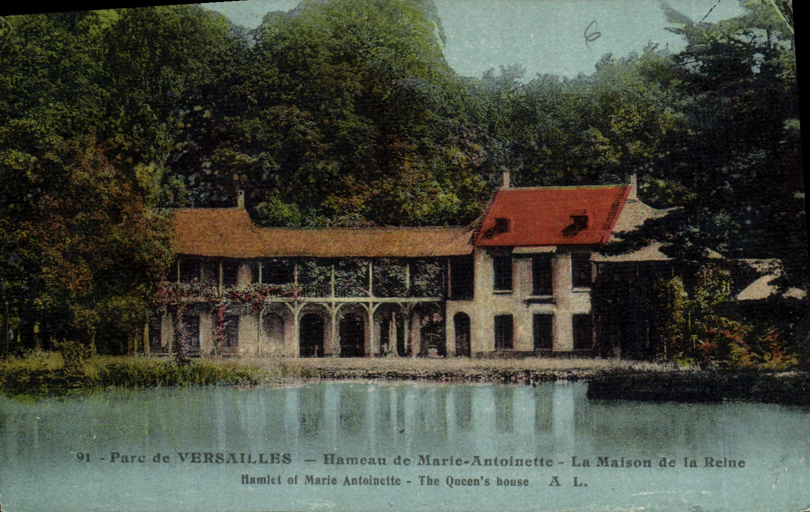 Parc de VERSAILLES — Hameau de Marie-Antoinette — La Maison de la Reine — A L.
