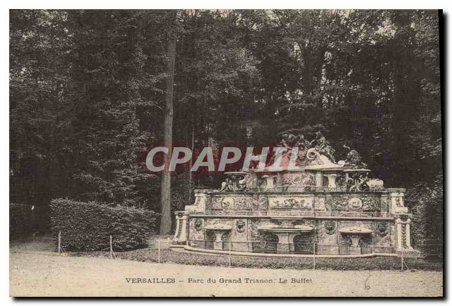 CPA Versailles Parc du Grand Trianon le Buffet 