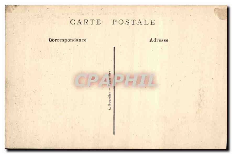 CPA Versailles Parc du Petit Trianon le Pavillon Francais  — Verso