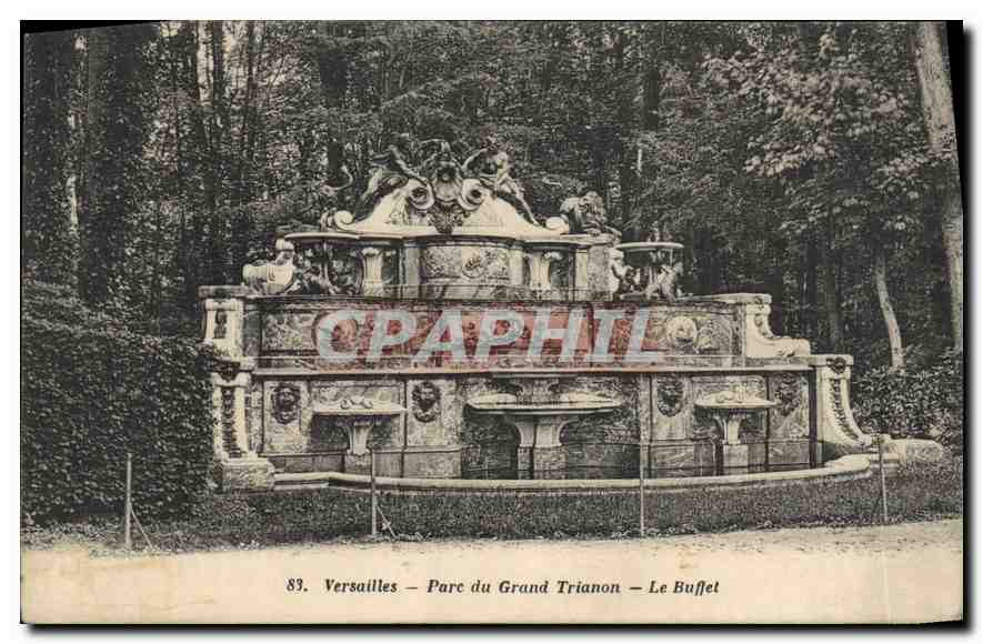 CPA Versailles Parc du Grand Trianon le Buffet 