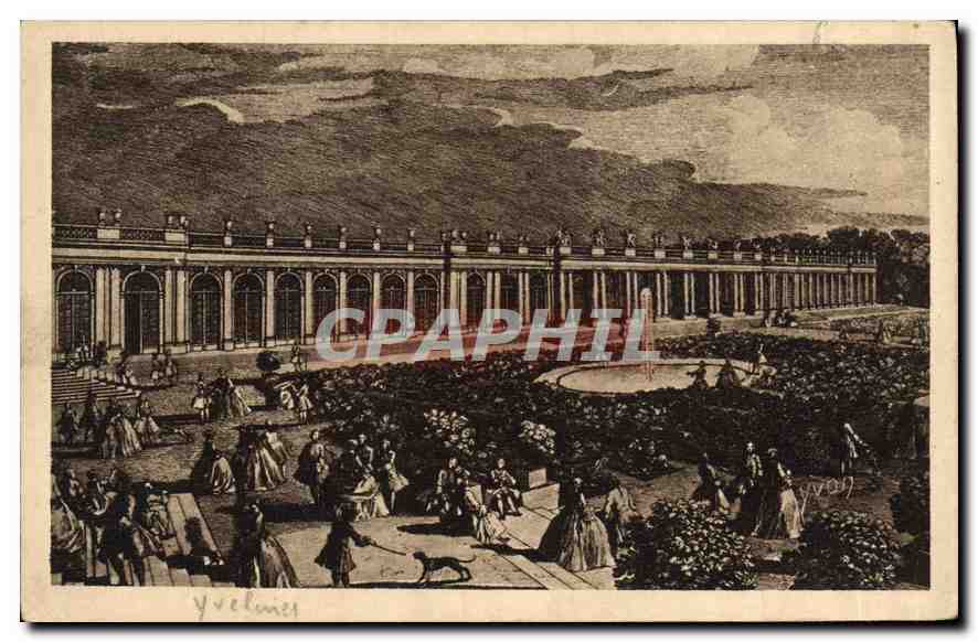 CPA Splendeurs et Charmes de Versailles le Grand Trianon d'apres une estampe ancienne 