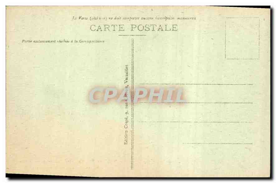 CPA Versailles Le Grand Trianon et les Jardins  — Verso