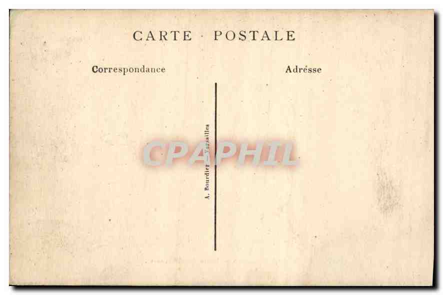 CPA Versailles Bassin des Colonnades  — Verso