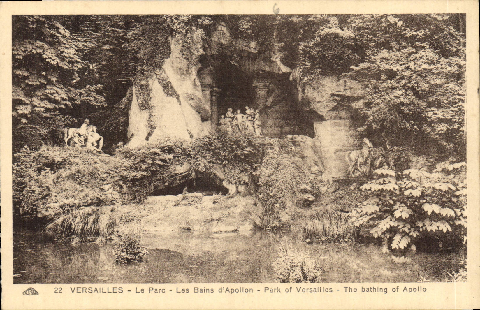 CPA Versailles le Parc les Bains d'Apollon 