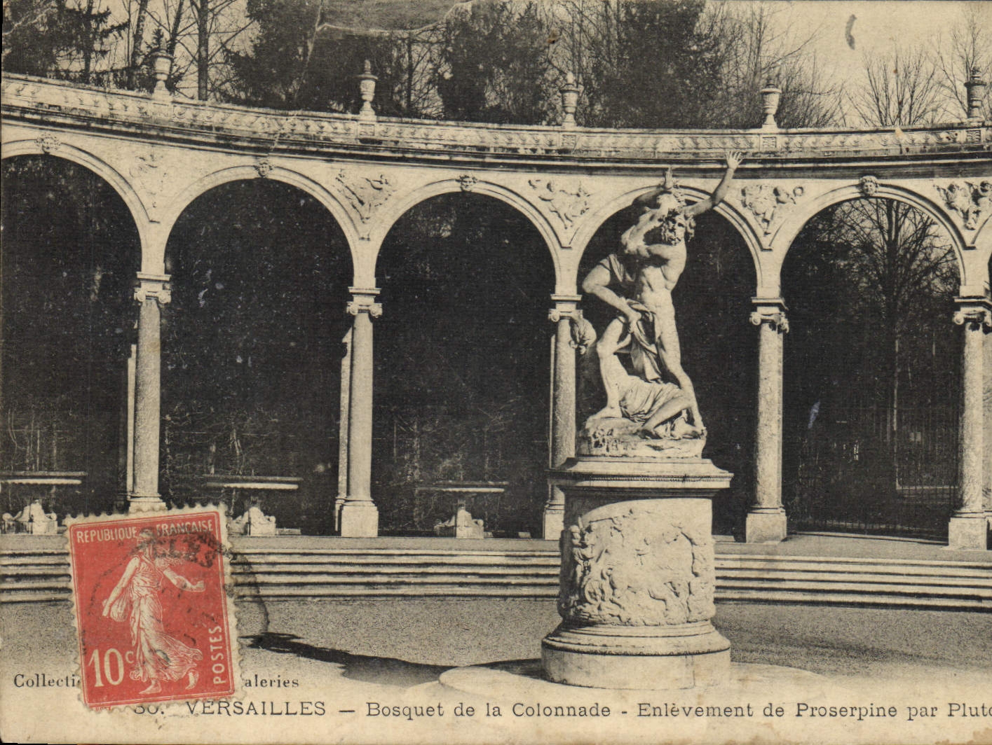Versailles — Bosquet de la Colonnade — Enlèvement de Proserpine par Pluton