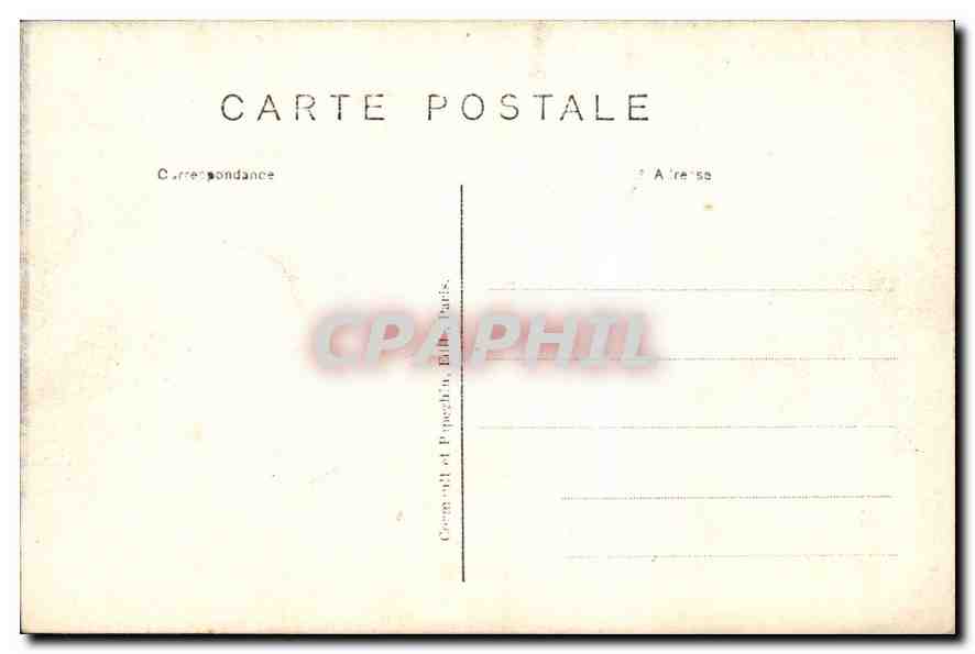 CPA Parc de Versailles la Colonnade  — Rückseite