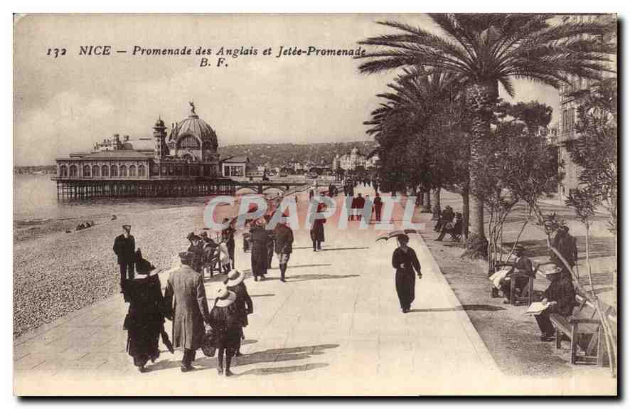 CPA Nice Promenade des Anglais et Jetee Promenade 