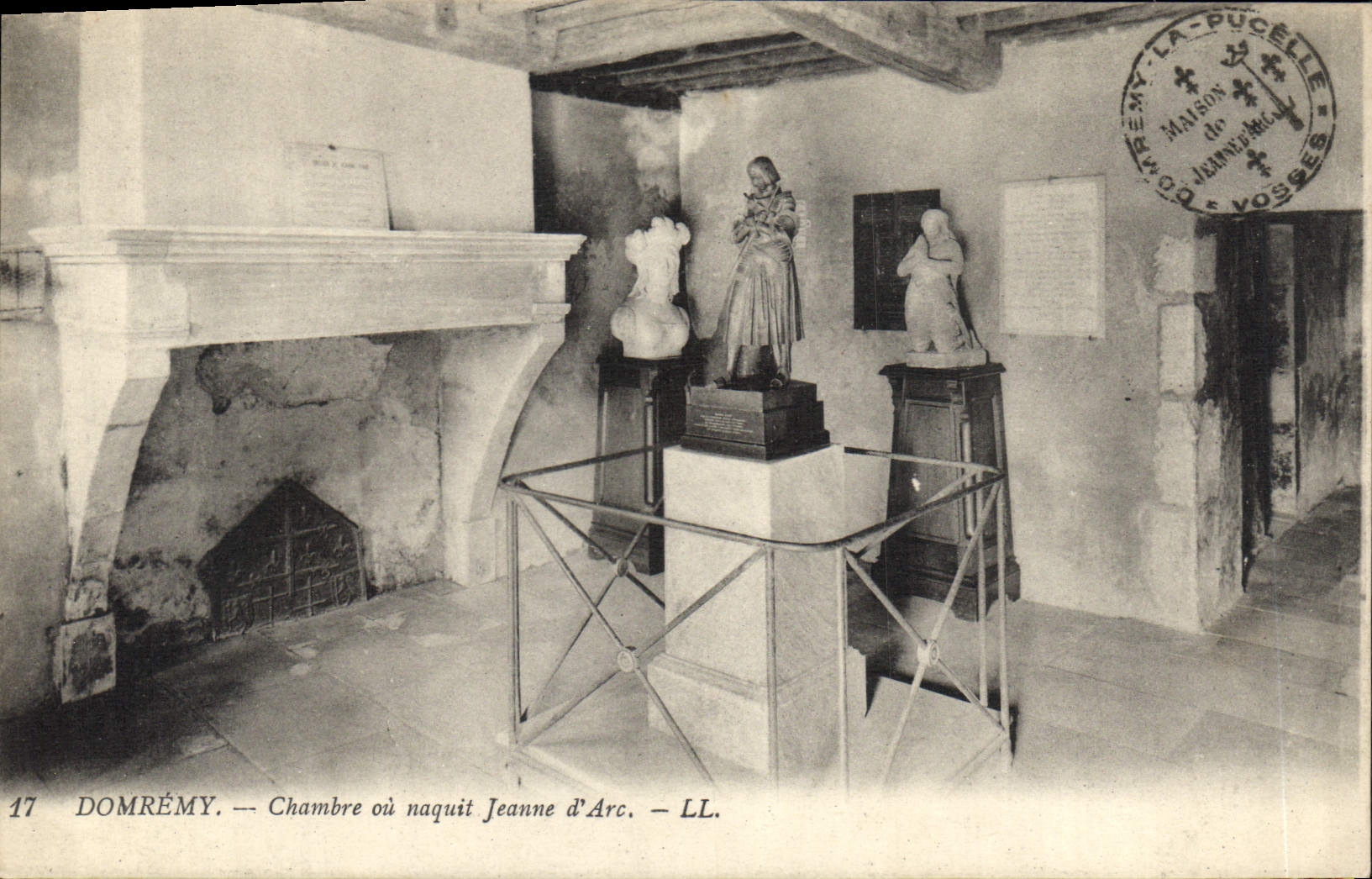 Domrémy — Chambre où naquit Jeanne d'Arc — LL.