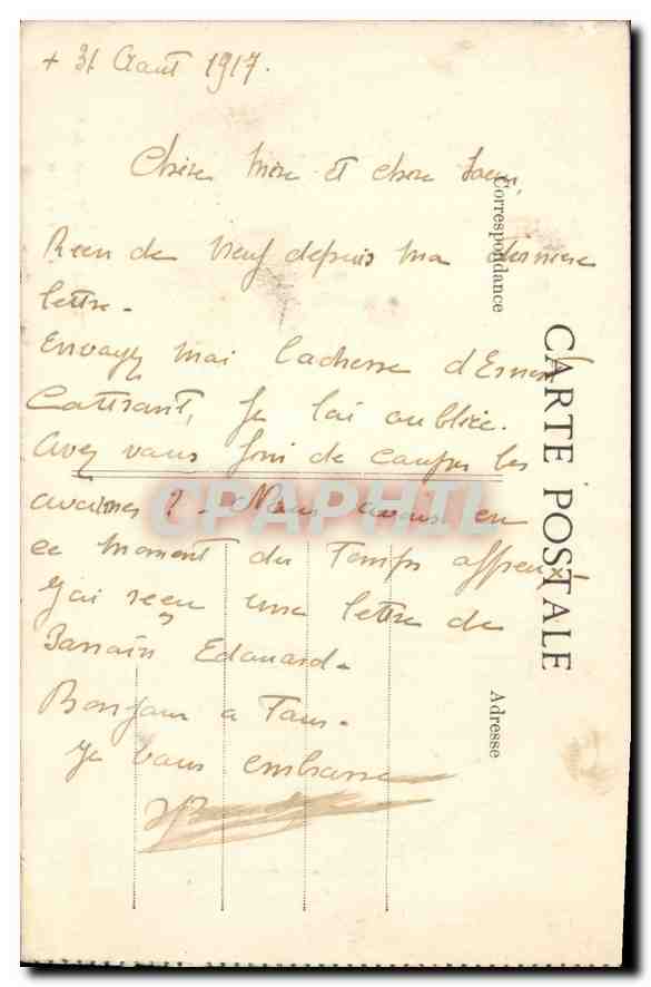 CPA Versailles Temple de l'Amour  — Verso
