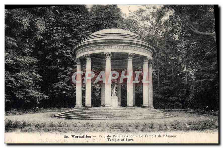CPA Versailles Parc du Petit Trianon le Temple de l'Amour 