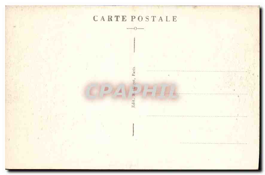 CPA Versailles Parc du Petit Trianon le Temple de l'Amour  — Rückseite
