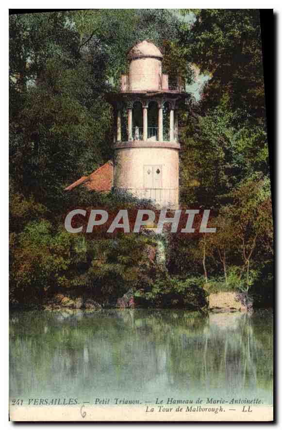 CPA Versailles Petit Trianon le Hameau de Marie Antoinette la Tour de Malborough 