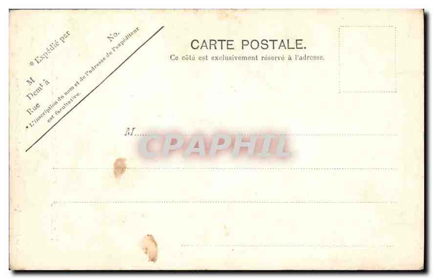 CPA Versailles Grand Trianon Vestibule d'Entree du Roi  — Verso