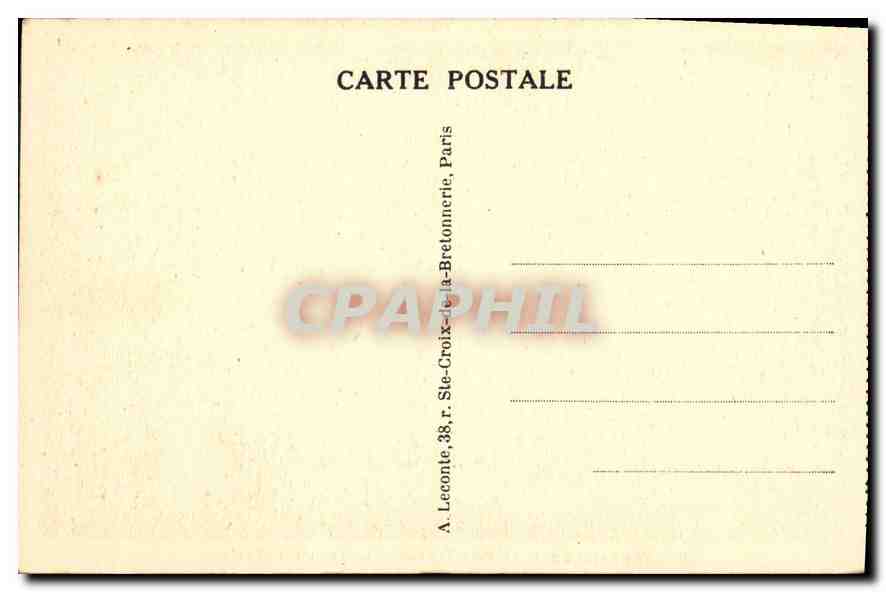 CPA Versailles le Petit trianon le Temple de l'Amour  — Verso