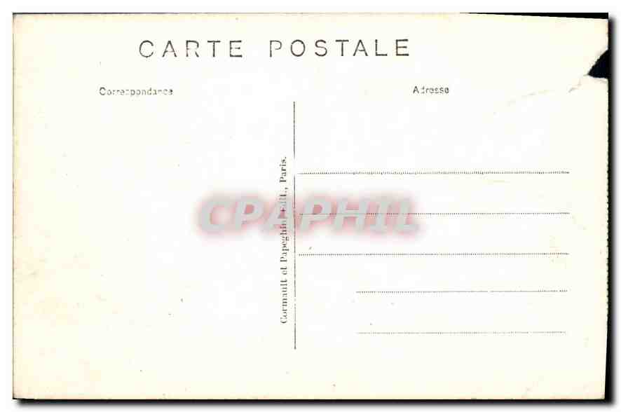 CPA Parc de Versailles le Temple de l'Amour  — Verso