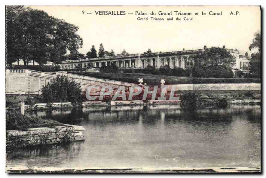 Versailles — Palais du Grand Trianon et le Canal — A.P.