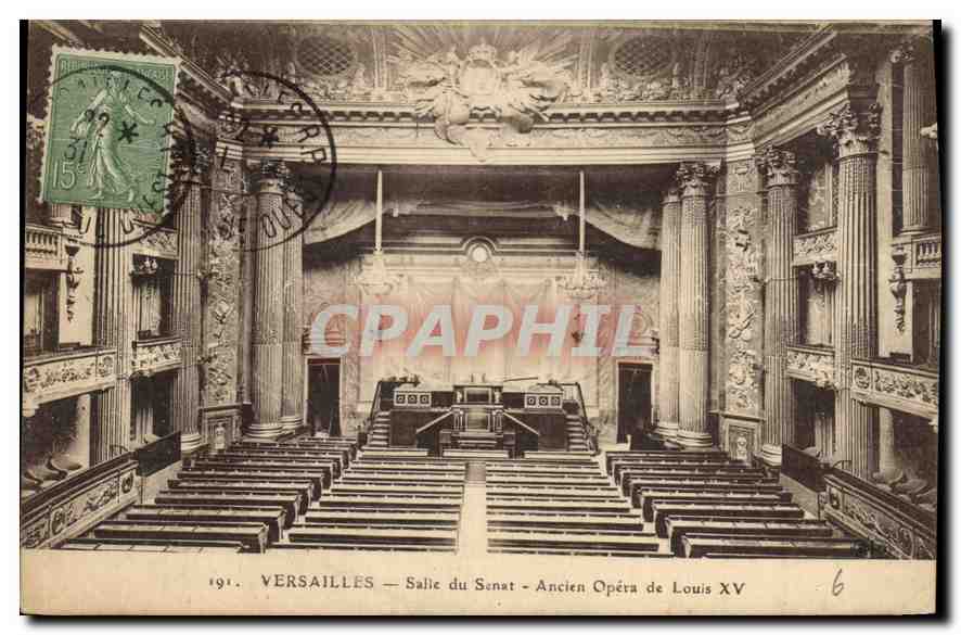 Versailles — Salle du Sénat — Ancien Opéra de Louis XV — IA P. LE-DELIT, PARIS, n°6
