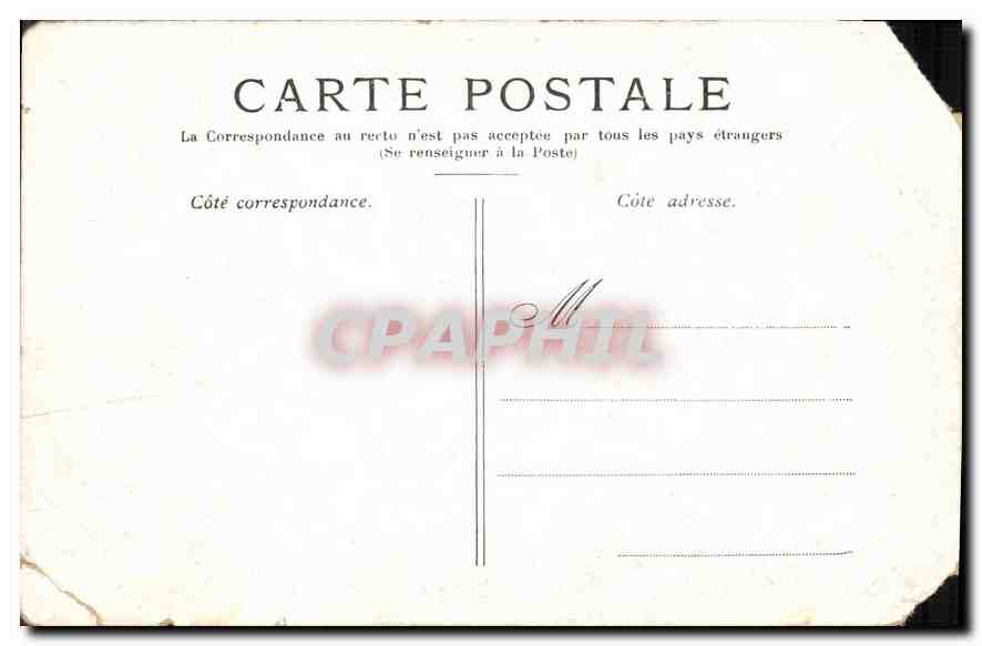CPA Versailles Parterre du Nord  — Verso