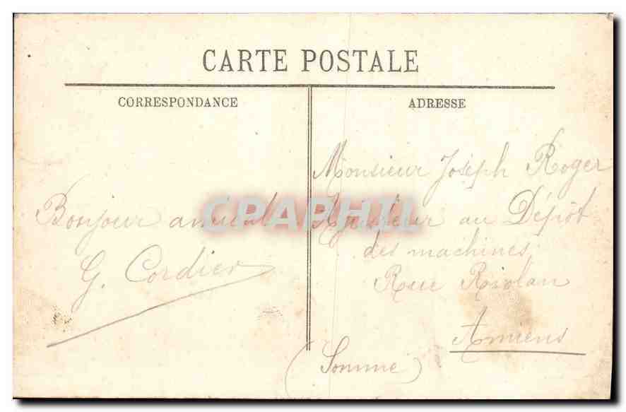 CPA Lyon Notre Dame de Fourviere L'Abside  — Verso