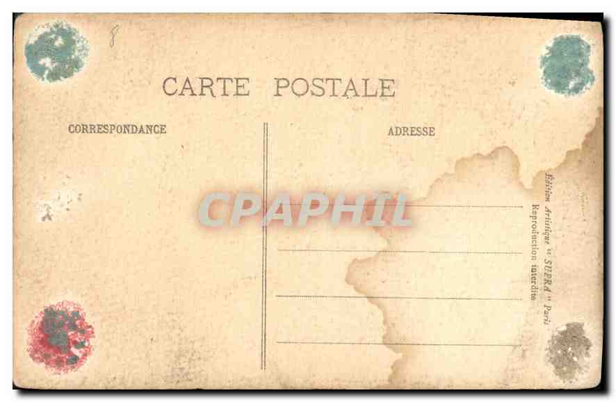 Costume de jeune fille de Bayeux (Calvados) — La Normandie Ancienne — série 34 — Verso
