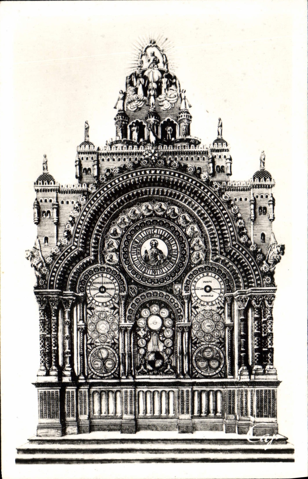 Horloge Monumentale de la Cathédrale de Beauvais — (A.L. Vérité, ingénieur-constructeur) — éditeur H.P. Paris