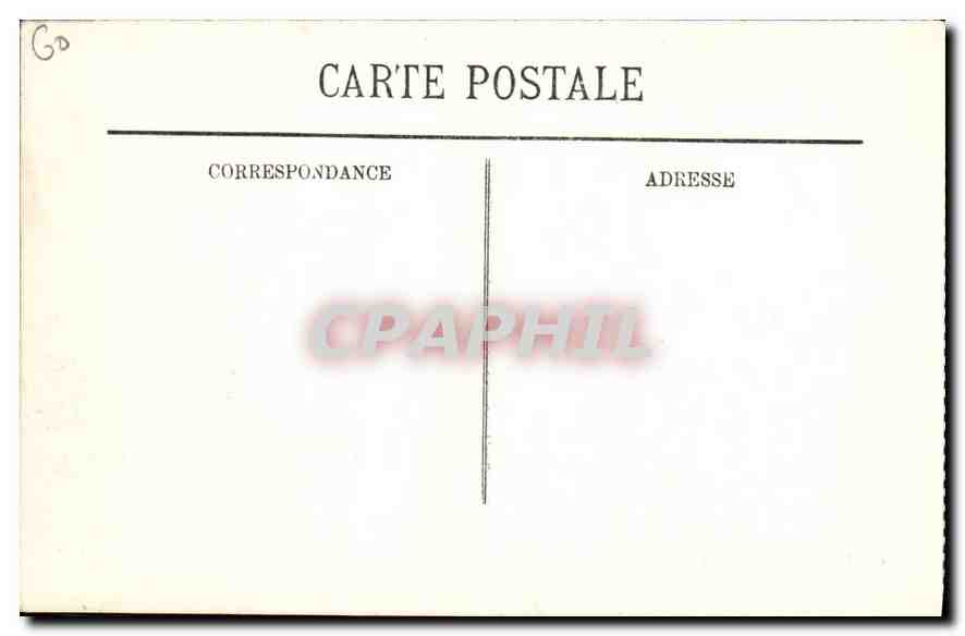 CPA Chantilly Vue generale prise de la Route des Lions  — Rückseite
