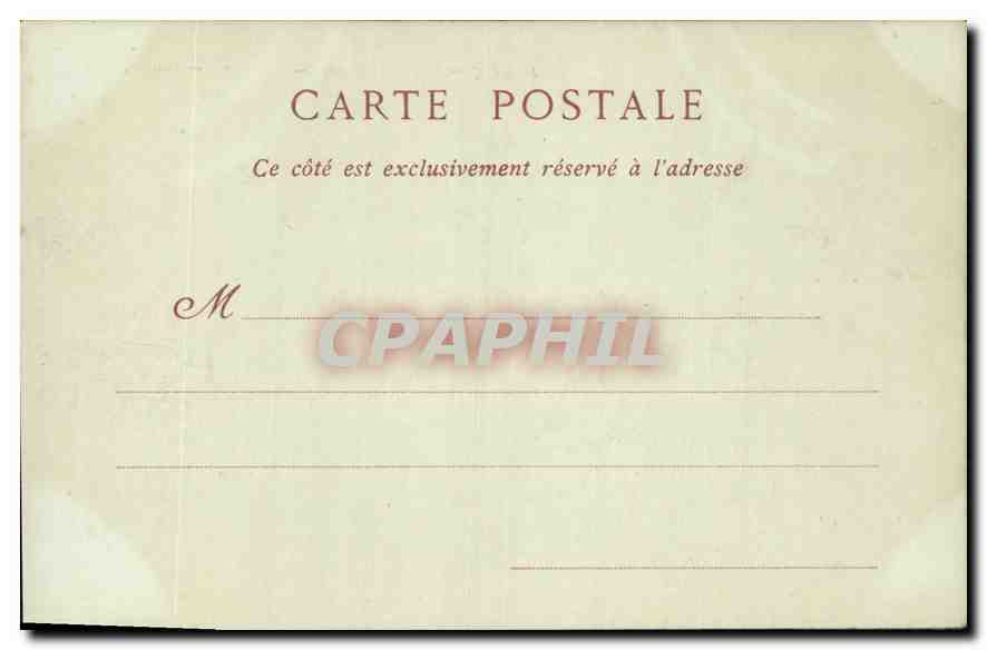 Château de Chantilly — Côté Nord-Ouest — Tahacé-Imp. DORÉ, Rue de Paris, 4 — ND Phol — Rückseite