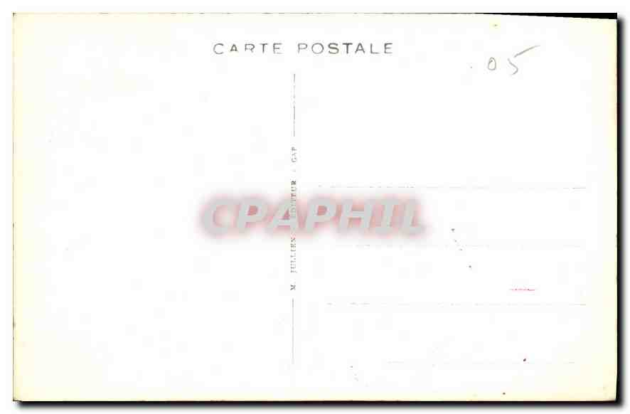 CPA Les Alpes Le Vallon des Etancons et la Chaine de la Meije  — Verso