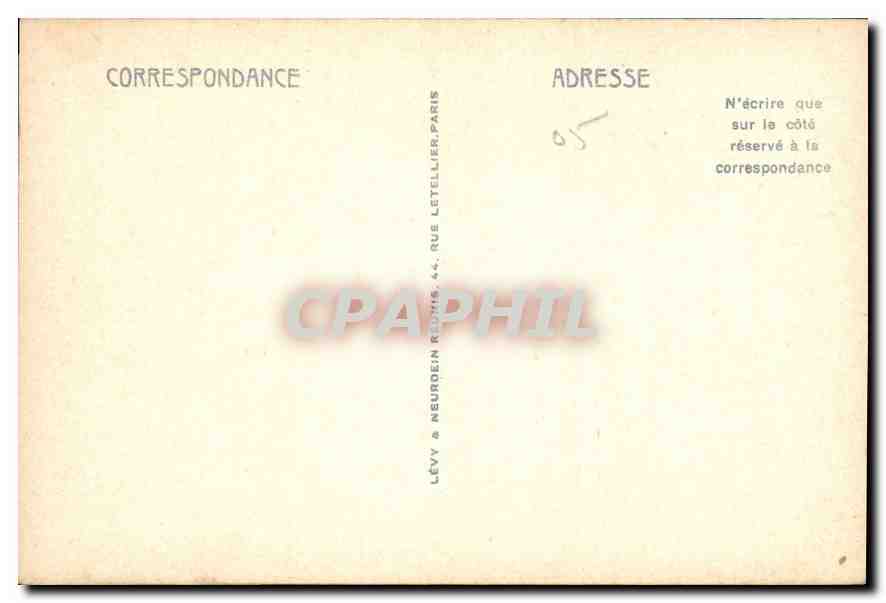 CPA Le Dauphine Pittoresque Col du Lautaret le pic du grand galibier  — Verso