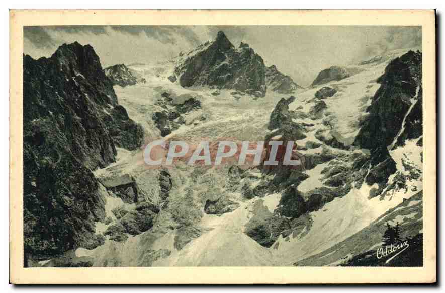 CPA Dauphine La Meije et son glacier 