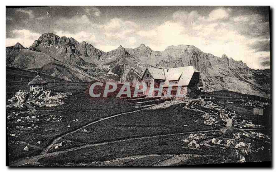 CPA Le Lautaret Jardin Alpin et le Massif du Galibier 