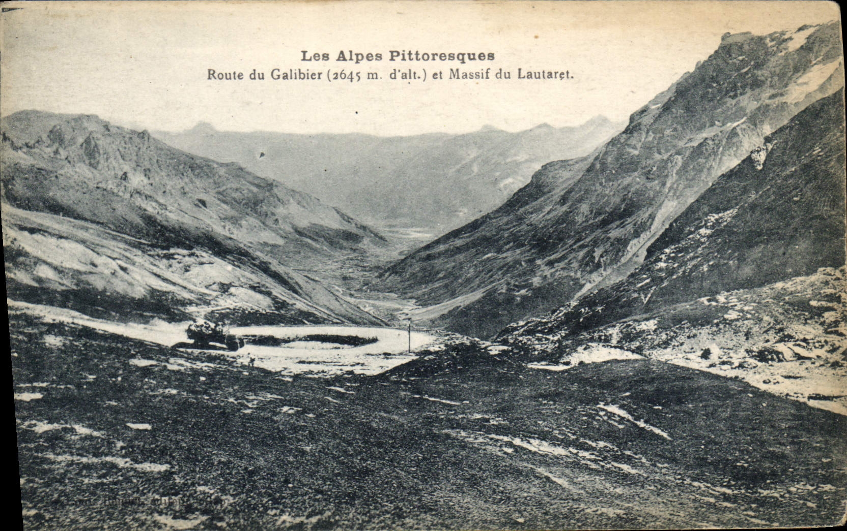 CPA Les Alpes Pittoresque Route du Galibier et Massif du Lautaret 