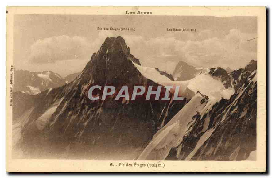 CPA Les Alpes Pic des Etages 
