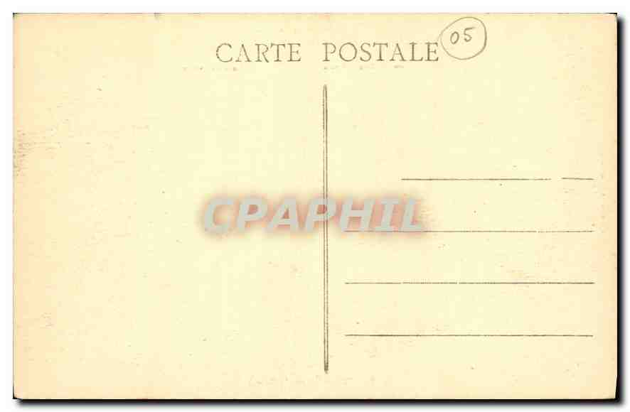 CPA Les Alpes Pic des Etages  — Verso