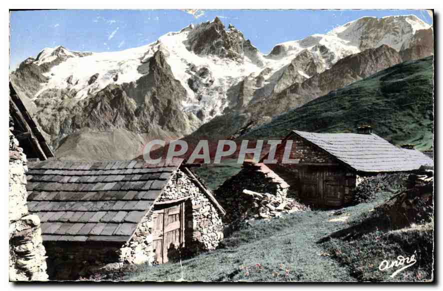 Paysages alpestres — scènes de bergers en haute montagne — André, Grenoble