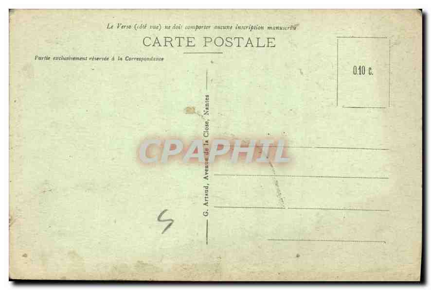 CPA Beauvais la Tour Saint Lucien  — Rückseite