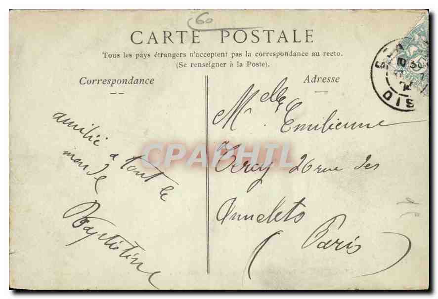CPA Beauvais Le Lycee Felix Faure facade principale  — Rückseite