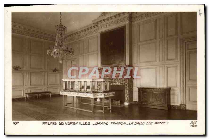 CPA Palais de Versailles Grand Trianon la salle des Princes 