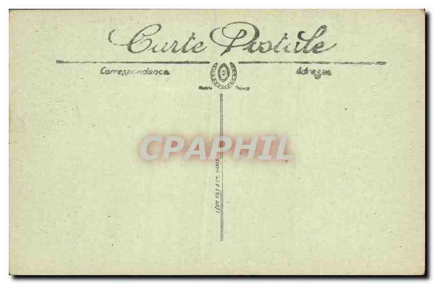 CPA Palais de Versailles Bibliotheque de Louis XV  — Verso