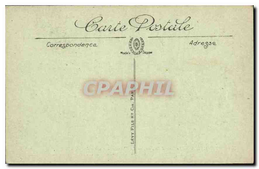 CPA Versailles Le Grand Trianon Le Chambre a coucher de Louis Philippe  — Verso