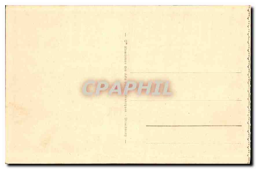 CPA Versailles Chambre de Louis XV  — Verso